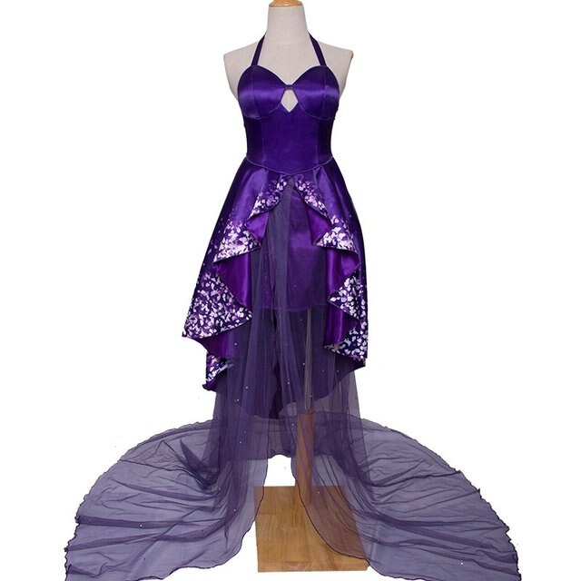 Scathach Purple Dress Cosplay Fate Grand Order Costume FGO Scathach Lancer Costume Women Dress