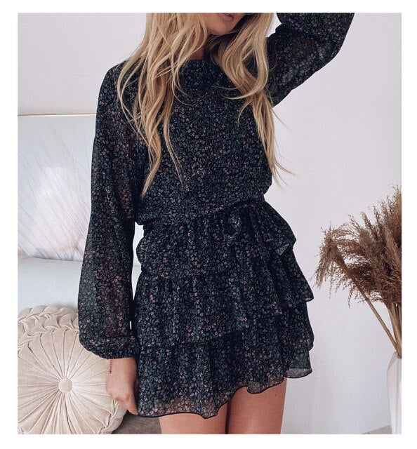 Summer Dress For Women 2021 Mid Sexy Skirt Casual Woman Dresses Beach Boho Purple Floral Kawaii Cloth For Office Lady Maternity