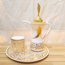Load image into Gallery viewer, Three Piece Set Arabic Resin Kettle Shape Incense Burner Middle East Arab Dubai Incense Aromatherapy Furnace Christmas Gifts
