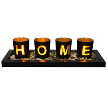 Load image into Gallery viewer, Wooden Tea Light Holder Set Candlestick Decoration Candle Tray Christmas Ramadan Desktop Table Decor Hollow Wedding Gift 2021
