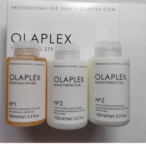 Olaplex No.1 Bond Multiplier No.2 Bond Perfector Stand Alone Professional Hair Treatment Set 3PCS Hair Oil Hair Mask Brand New