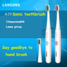 Load image into Gallery viewer, LANSUNG 2018 Battery Operated Electric Toothbrush Oral Hygiene Health Products No Rechargeable Tooth Brush blue or pink color
